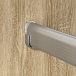 vidaXL Tige de placard 12 Pièces Argenté 764 x 15 x 29 mm