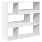 vidaXL Bibliothèque/Séparateur de pièce blanc 100x33x94 5 cm