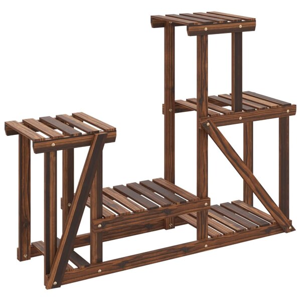 vidaXL Support à fleurs 90x25x73 5 cm bois massif de sapin