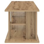 vidaXL Support de télévision Chêne artisanal 96 x 35 x 33 5 cm