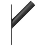 vidaXL Support de mât de drapeau Noir 15 x 3 cm Acier