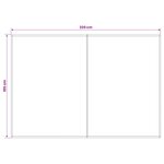 vidaXL Toile de rechange pour auvent Beige 350 x 200 cm Polyester