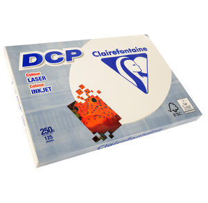 Ramette 125 Feuilles Papier DCP 250g A3 420x297 mm Ivoire CLAIREFONTAINE