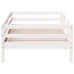 vidaXL Cadre de lit sans matelas blanc 80x200 cm bois massif de pin
