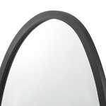 Miroir mural asymétrique 80 x 58 cm noir mat 03_0007902