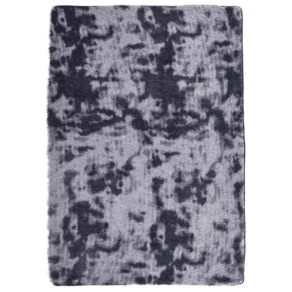 vidaXL Tapis Shaggy à poils longs NAVARRA gris foncé 160x230 cm