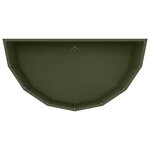 vidaXL Jardinière Vert olive 90 x 45 x 50 cm Acier