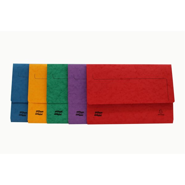 Chemise Poche Nf A4 265g Fc - Couleurs Assorties - X 25 - Exacompta