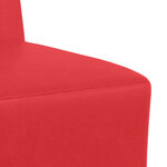vidaXL Unité de Sofa Modulaire Sans Accoudoirs 2 Pièces Rouge