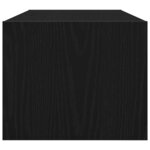 vidaXL Meuble TV 2 Pièces chêne noir 80x31x25 5 cm bois d'ingénierie