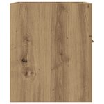 vidaXL Armoire lavabo de salle de bain chêne artisanal bois ingénierie