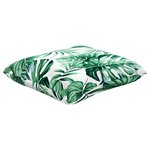 vidaXL Coussins de canapé 4 Pièces motif de feuilles 60x60 cm tissu