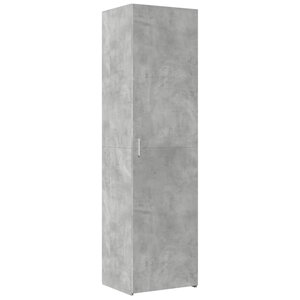 vidaXL Buffet haut gris béton 50x42 5x185 cm bois d'ingénierie