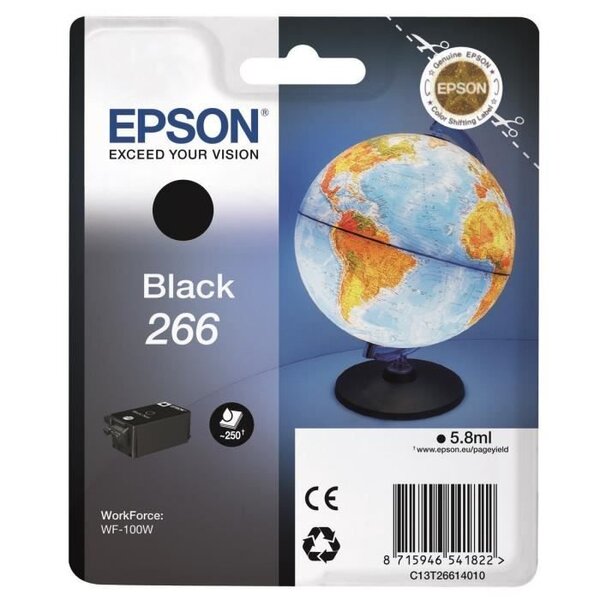 Cartouche noire globe 266 - encre durabrite ultra