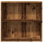 vidaXL Bibliothèque vieux bois 80x30x77 cm bois d'ingénierie