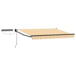 vidaXL Auvent rétractable électrique 2 5 x 2 m