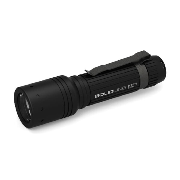 SOLIDLINE Lampe de poche rechargeable ST7R avec Clip 1000 lm