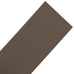vidaXL Bordures de jardin 5 Pièces marron 10 m 15 cm polyéthylène