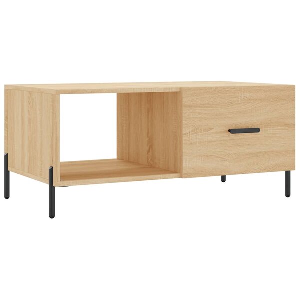 vidaXL Table basse chêne sonoma 90x50x40 cm bois d'ingénierie