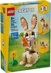 LEGO Creator - Ensemble de construction L'adorable lapin 31162 - 3 en 1 pour enfants de 8 ans et plus