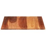vidaXL Dessus de table Bois solide 15-16 mm 60x80 cm