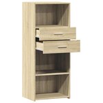 vidaXL Buffet haut chêne sonoma 50x42 5x124 cm bois d'ingénierie