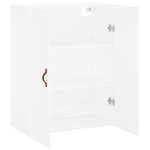 vidaXL Armoire murale blanc 69 5x34x90 cm