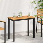 vidaXL Plateau de table Marron 100 x 50 x 2 cm Bois d'acacia massif