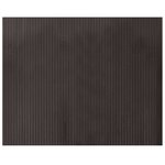 vidaXL Tapis rectangulaire marron foncé 80x100 cm bambou