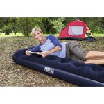 Bestway Lit gonflable floqué avec pompe à pied intégrée 188x99x28 cm