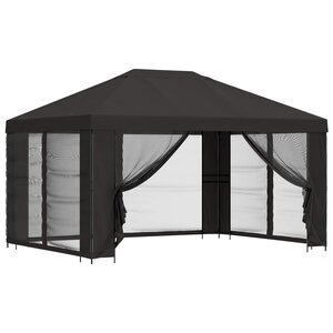 vidaXL Abri de jardin avec parois 4 × 3 m Anthracite