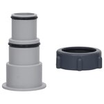 vidaXL Adaptateurs de tuyau de piscine 2 Pièces Plastique