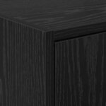 vidaXL Cabinet de Lavabo Chêne noir 63 x 29 x 55 cm Bois d'ingénierie