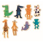 Djeco DJ03111 - Magnétiques bois - Crazy