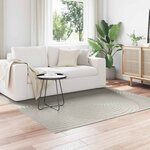 vidaXL Tapis de surface Carré PALMERAS Vert 120 x 120 cm Polyester