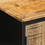 vidaXL Tables de nuit 2 Pièces 50x30x45 cm Bois massif brut de manguier