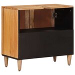 vidaXL Meuble sous Lavabo de Salle de Bain Naturel 62 x 33 x 58 cm