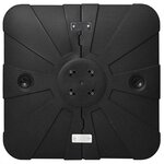 vidaXL Ensemble de base de parasol cantilever 2 Pièces Noir