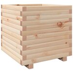 vidaXL Jardinière 50x50x49 5 cm bois de pin massif