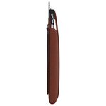 vidaXL Tête de lit suspendue Brun Brillant PU antique