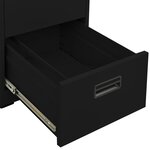 vidaXL Classeur Noir 46x62x72 5 cm Acier