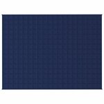 vidaXL Couverture lestée Bleu 150x200 cm 11 kg Tissu