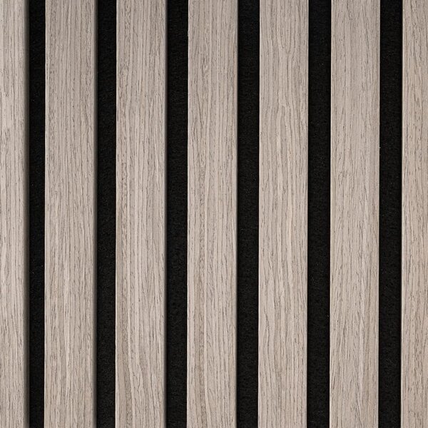 WallArt Panneaux muraux acoustiques Aku chêne gris 4 Pièces