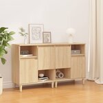 vidaXL Buffets 2 Pièces chêne sonoma 60x35x70 cm bois d'ingénierie