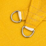 vidaXL Voile d'ombrage 160 g/m² rectangulaire jaune 5x7 m PEHD