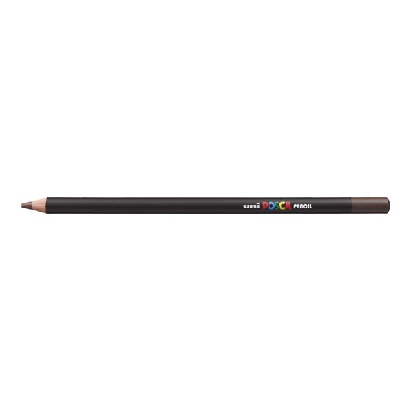 Crayon de couleur posca pencil kpe200 mf marron foncé x 6 posca
