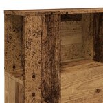 vidaXL Armoire de tête de lit vieux bois 140x18 5x102 5 cm