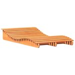 vidaXL Chaise longue cire marron 205x110x31 5 cm bois massif de pin