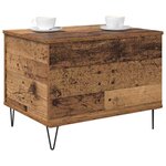 vidaXL Table basse Bois Ancien 60 x 44 5 x 45 cm Bois d'ingénierie