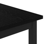vidaXL Table basse Chêne noir 60 x 60 x 36 cm Bois d'ingénierie